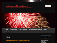 Tablet Screenshot of montgomeryfireworks.org